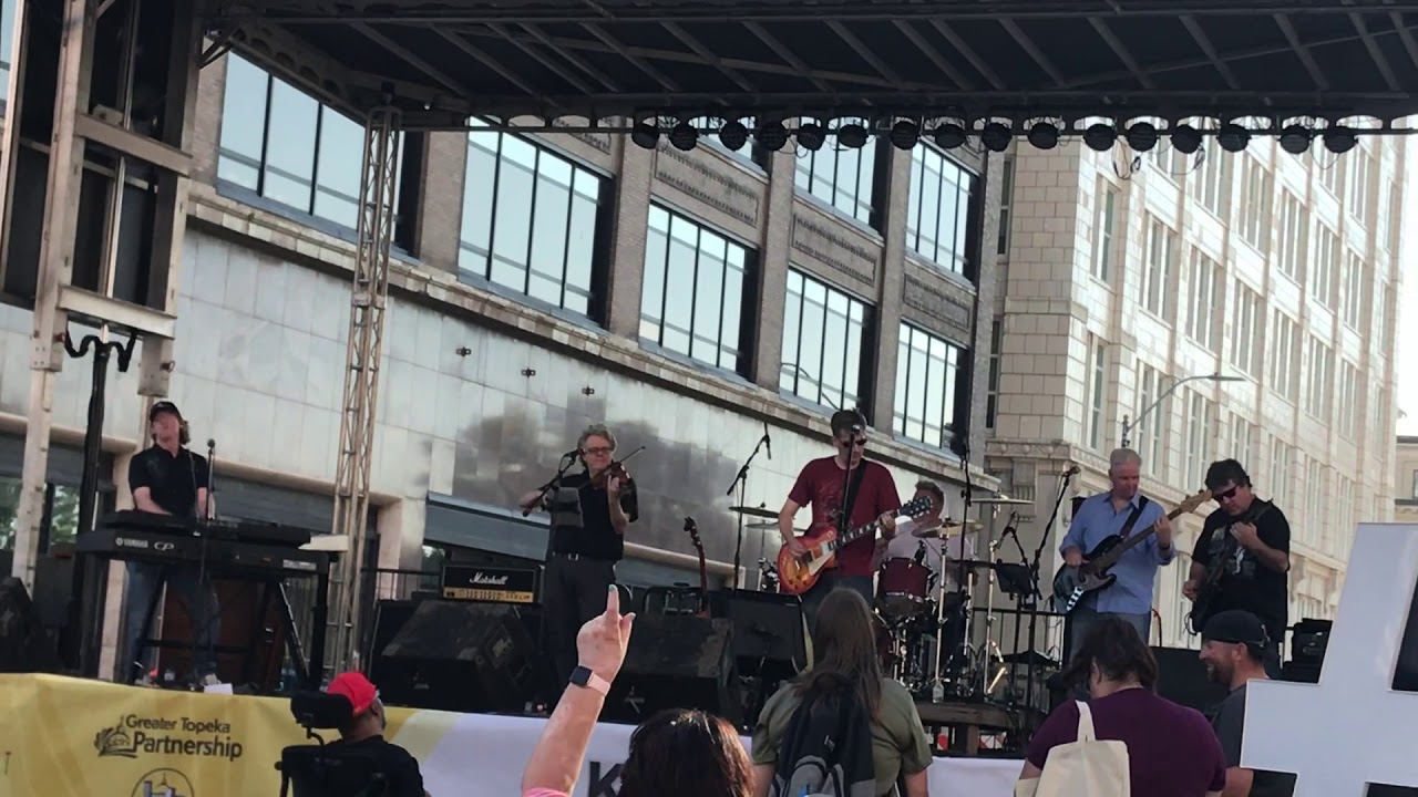 Carry On My Wayward Son- performed by Way Too Famous- Topeka FoodTruck Festival- 7-27-19.MOV